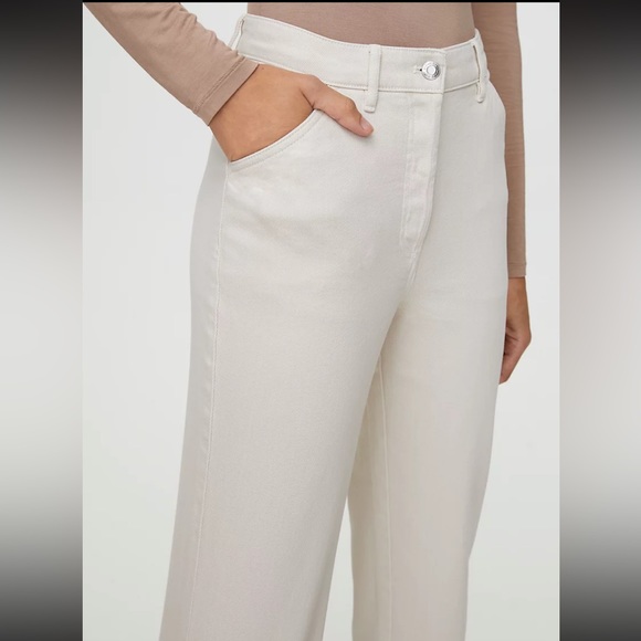 Aritzia Wilfred free Kelsey pant in bone color - Picture 5 of 11